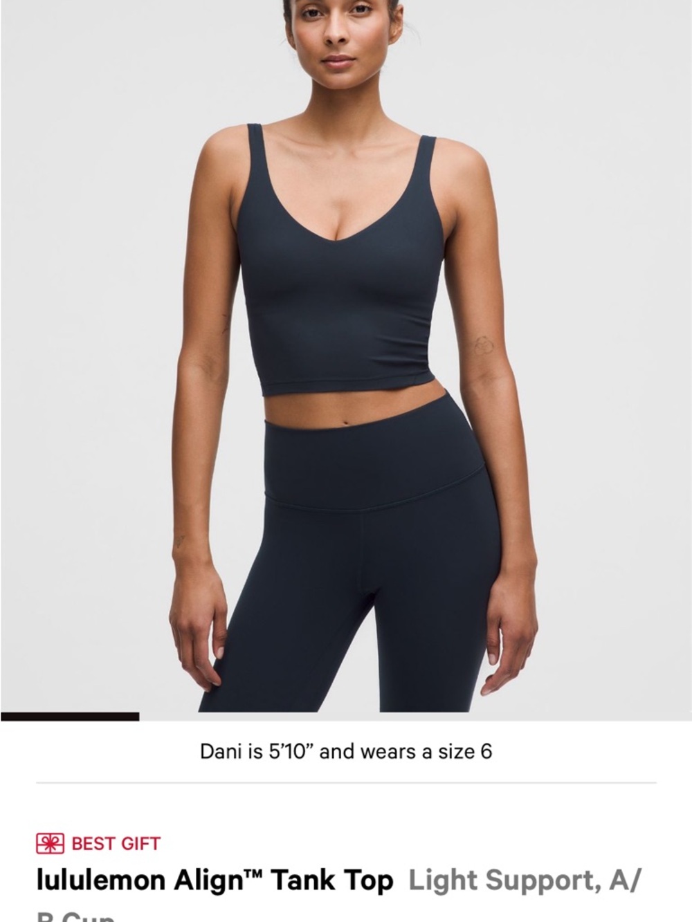 lululemon athletica Align™ Tank Top in Dark Navy